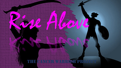 Rise Above branding bryanlong cancer cancerwarrior fundraising graphic design icon logo