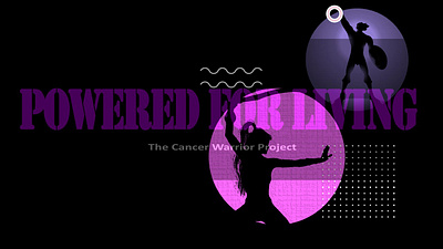 Powered For Living branding bryanlong cancer cancerwarrior design fundraising graphic design icon logo