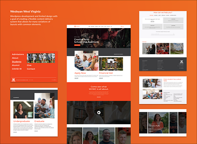 Wesleyan college website wordpress