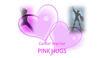 Pink Hugs branding bryanlong cancer cancerwarrior design fundraising graphic design icon logo