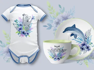 Illustrations for children's design. branding design drawing illustration invitation logo typography