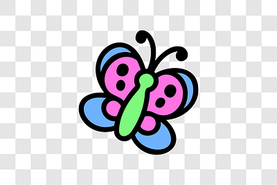 Fluttering Butterfly by Y2K SVG art licensing design illustration shirt design shirt graphic svg svg design y2k y2k svg