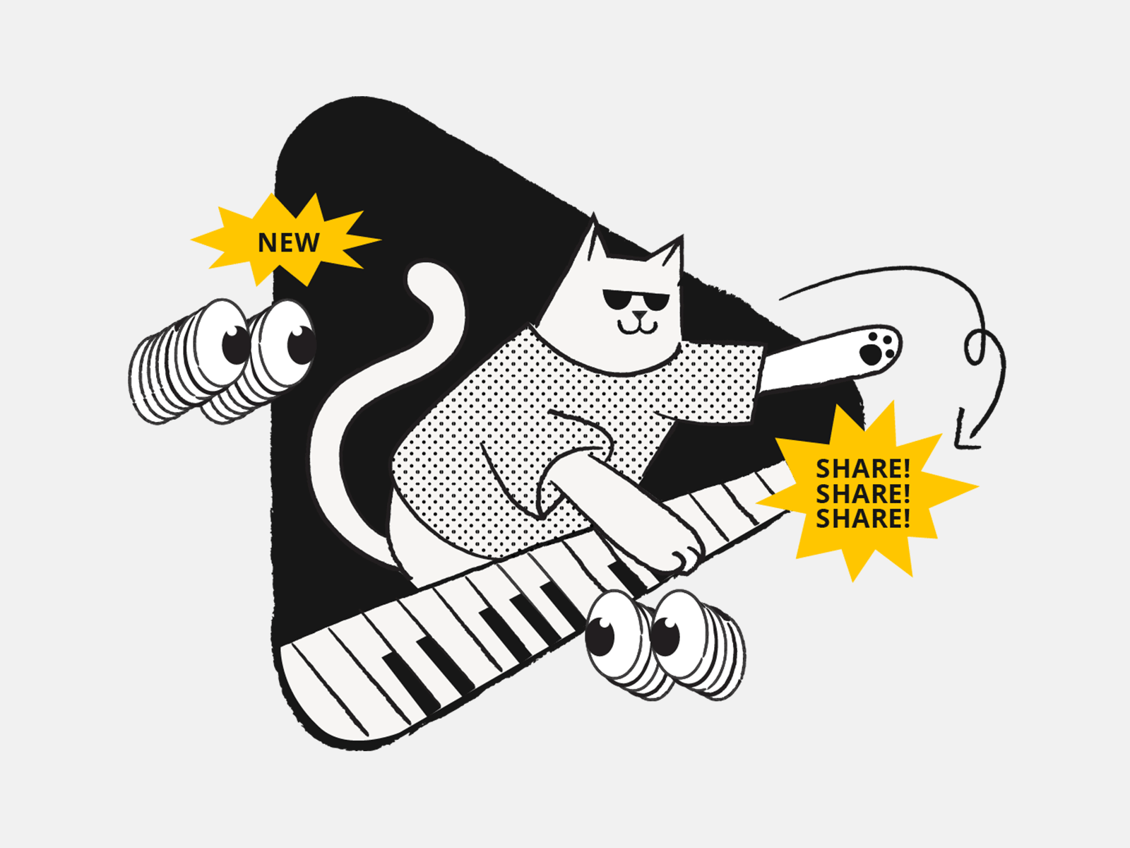 Content Creator Illustrations branding content design digital illustration influencer sketch ui youtube