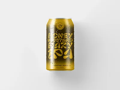 Honey Mustard Hazy IPA beer beer can beer can design beer design branding design free mockup graphic hazy hazy ipa honey honey mustard ipa logo mockup mockup design mockups mustard packaging packaging design