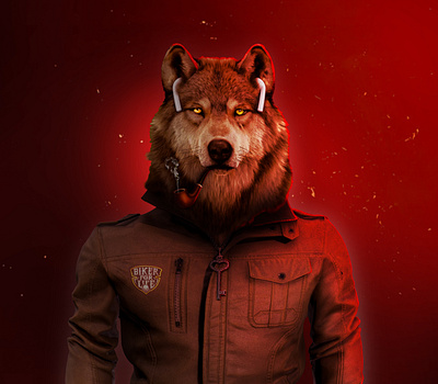 NFT Moon Wolf 3d collection fiverr graphic design nft