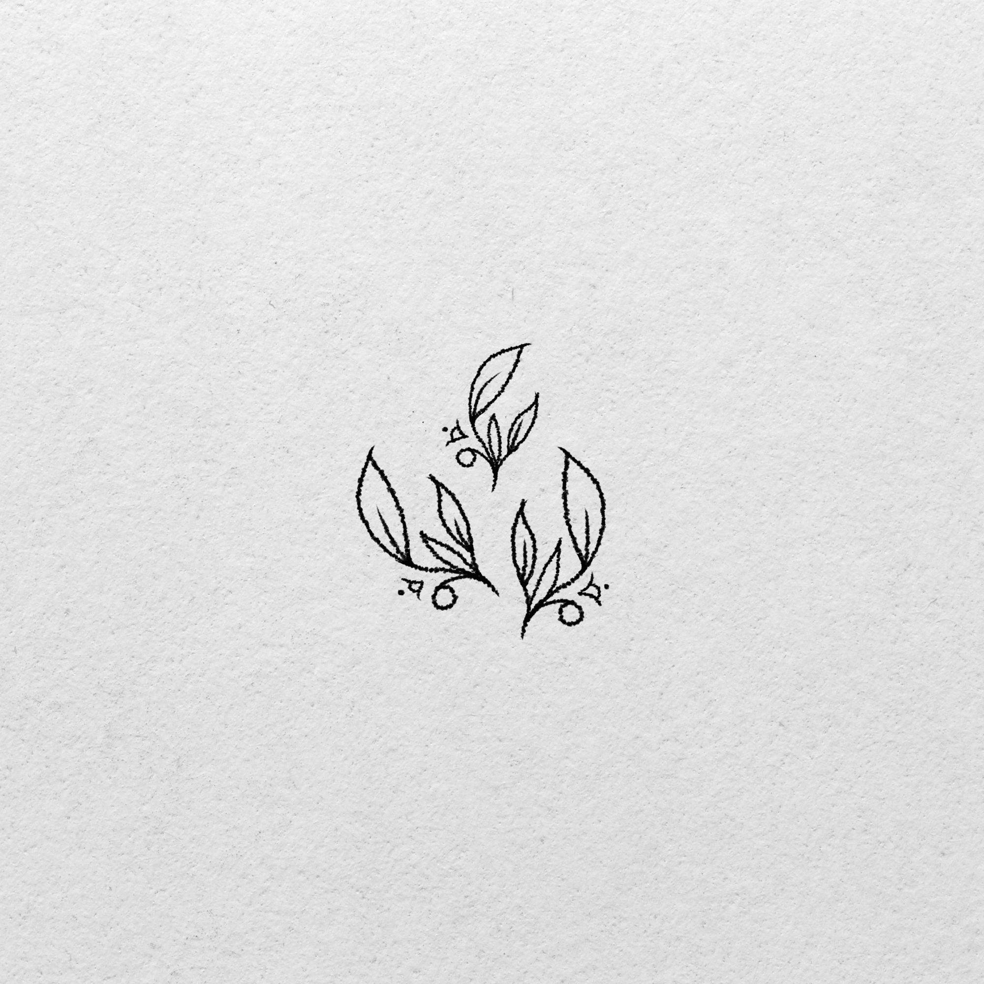 trinity. art branches design digitalart floral illustration leaves minimal minimalism simple