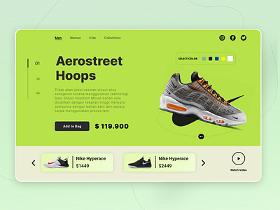 E Commerce landing page branding e commere graphic design landing page minimal ui
