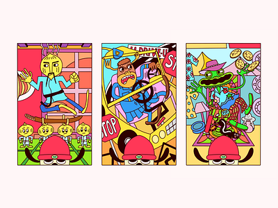 PaRappa the Rapper cartoon character digital art fan art parappa playstation procreate