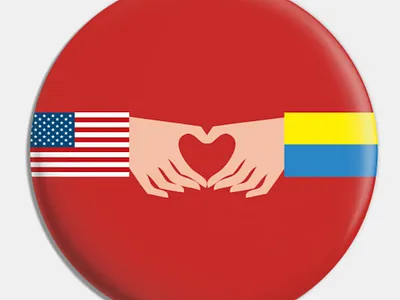 Ukraine support australia design hands illustration logo russell tate russelltate russelltate.com russelltatedotcom sydney ui ukraine