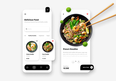 Food Delivery - Mobile App app app design delivery delivery app design food food app interface minimal mobile app ui user experience user interface ux