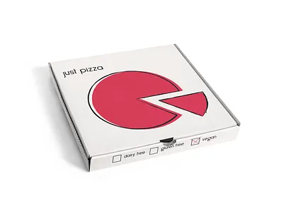 just pizza branding graphic design logo package design weekly warmup