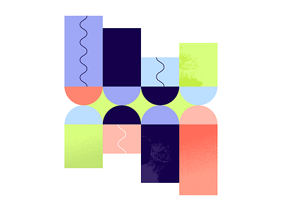 GEOGIJS branding composition design geometric illustration