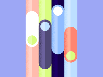 GEOGIJS branding circular colourfull composition design digital flashy flat funky geometric geometry illustration