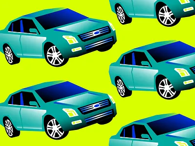 Daily Driver 011 — 2006 Ford Fusion audi bmw car ford fusion gradient illustration luxury race car vector vehicle whip