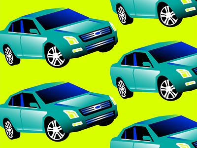 Daily Driver 011 — 2006 Ford Fusion audi bmw car ford fusion gradient illustration luxury race car vector vehicle whip