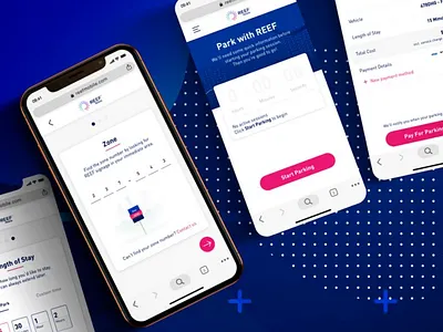 Web-Based Parking App branding dailyui design parking ui web