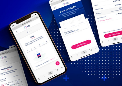 Web-Based Parking App branding dailyui design parking ui web