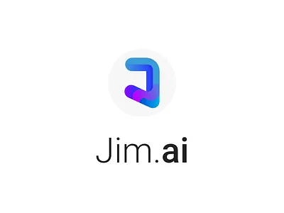 Jim.ai logo design 2 branding graphic design illustrator logo vector