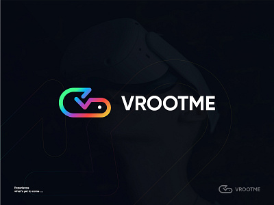 Virtual Reality Logo - Tech Logo - Meta Logo - Vrootme abstract ar vr box branding colorful creative logo head tech letter mark monogram logo logos branding logodesign logomark logotype mark meta meta world metaverse logo modern logo symbol technology logo v letter logo v logo virtual reality logo