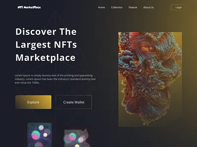 NFTs Marketplace Website app design branding crypter nft marketplace design illustration ios app logo mobile app nft marketplace nft marketplace landing page nft marketplace website nft marketplace website design nfts marketplace ui ux website