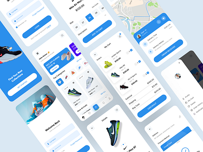 Shoes E-commerce App app e commerce app experience app web design design designer e commerce design figma expert shoes e commerce app ui ui experience ui expert uiux user case study user interface web app design web design