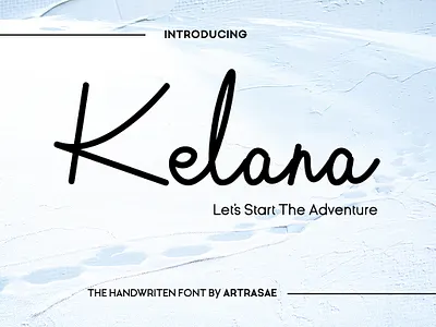 Kelana - Handwritten Script Font business font fonts handwritten font scripts font simple fonts
