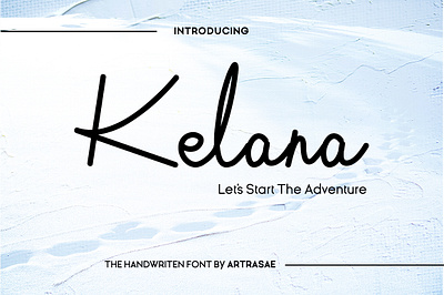 Kelana - Handwritten Script Font business font fonts handwritten font scripts font simple fonts