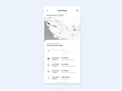 100-day design challenge #020 app design location tracker package tracker ui