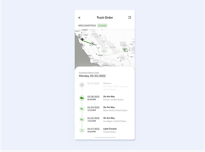 100-day design challenge #020 app design location tracker package tracker ui