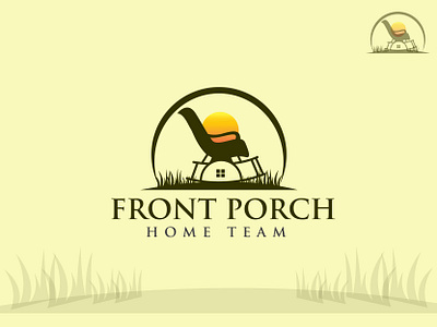 Front Porch Home Team - Real Estate Business Logo Design branding business creative design family graphic design logo logodesign professional real estate team vector