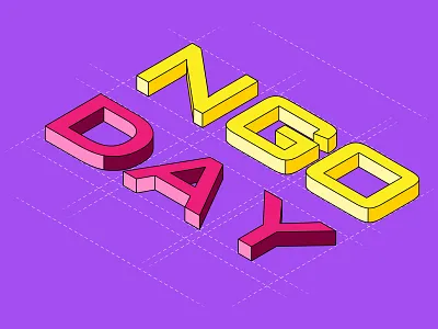 NGO Day Motion Design after effect motion motion design motion graphics ngo typography