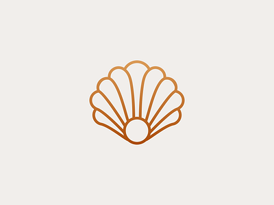 Pearl Line Logo beauty clam design elegant icon identity line logo luxury minimalist modern nature oyster pearl salon scallop shell shellfish simple spa