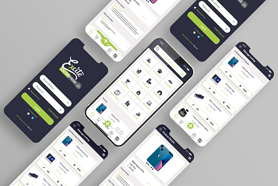 Excite Mobile UI design mobile ui ui uiux ux