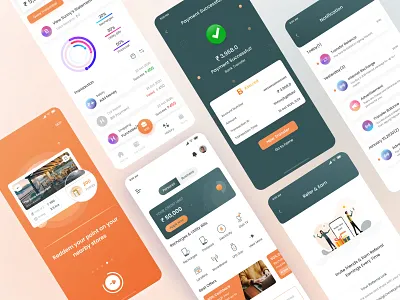 Fintech App - Cashyear app banking branding card checkout credit card design figma finance fintech home landing pay payment transaction ui ui design ux wallet white