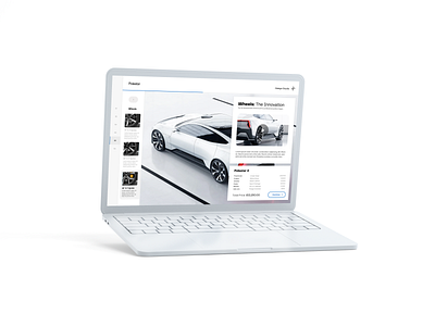 Polestar Configurator automotive car configurator design hmi interactive interface polestar ui volvo