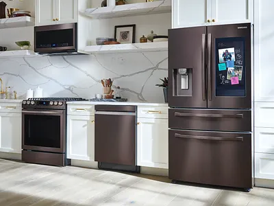 Samung Fridge 'Family Hub' appliance design family hub fridge hmi interactive interface samsung smart appliance smart home ui