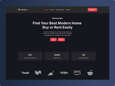 Real Estate Landing Page home page homepage landing landing page landingpage real estate landing page real estate landing page design real estate website design real website ui ui design ux web web design web ui website website design
