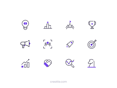 Free Animated Marketing Icons animatedicons animatedlottie communicationicon goalicon iconanimation lottie lottiefiles lotties marketingicon strategyicon ui uiillustration webicon websiteicon