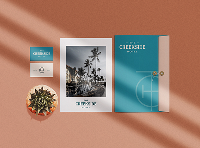 Stationery design for Creekside Hotel | Minimal business card brand brand identity design branding branding design creative logo designlogo graphic design hotel branding hotel logo logo logo design service logo designer logo inspiration minimal logo modern logo