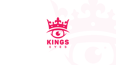 Kings Eyes Logo Design branding content creation logo creare logo creative design crown logo design eye logo identitate vizuala logo logo design visual identity