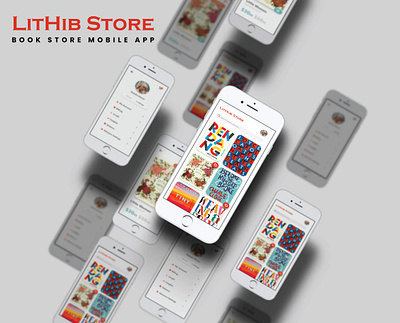 Bookstore app UI & UX design android app app design app design book book app book store app branding branding design design elegant design graphic design illustration ios mobile app store app ui ui design ux ux design vector