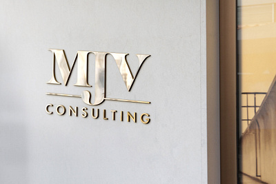 MJV Consulting Logo agency logo branding consulting consulting logo creative design design identitate vizuala initials logo logo logo design marketing logo visual identity