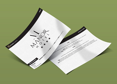 Manor Hotel Branding branding creative design design identitate vizuala logo logo design visual identity