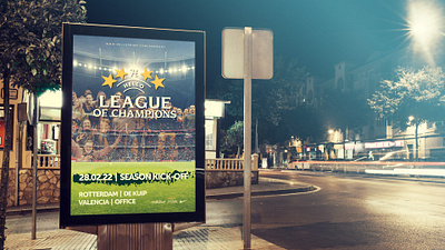 League of Champions artwork branding company corporatedesign event kickoff photography photoshop