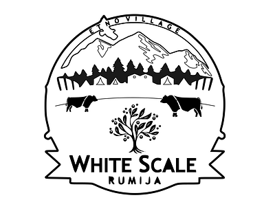 WhiteScale Rumija branding company design illustration logo logotype sign typography