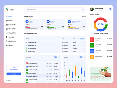 File management design ui ux