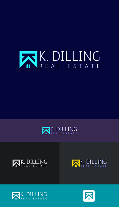 Real Estate & Mortgage Logo 3d animation app branding design graphic design icon illustration logo motion graphics real estate mortgage ui vector