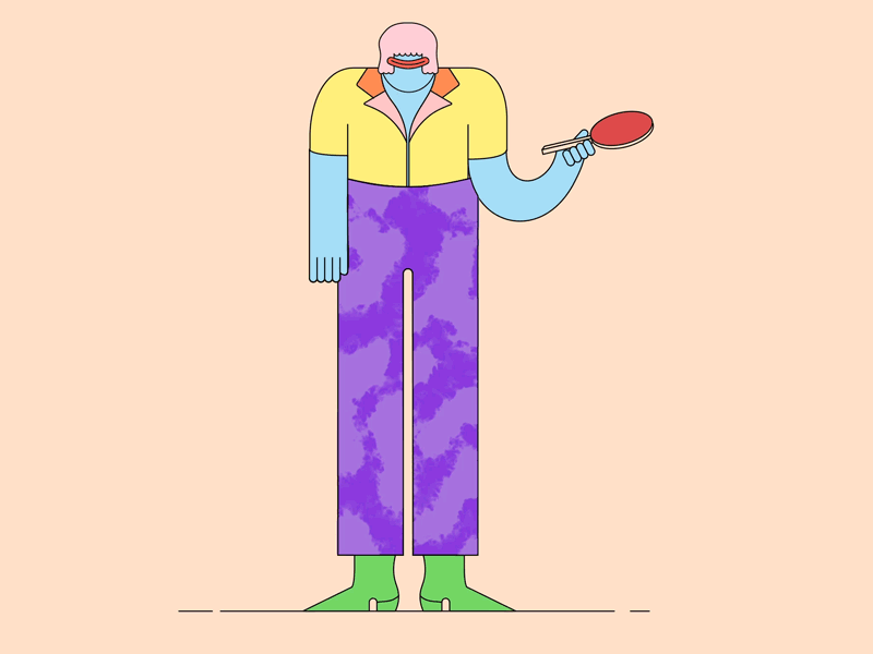 Pling plong 2d after effect animation flatdesign graphic design illustration motion graphics vector
