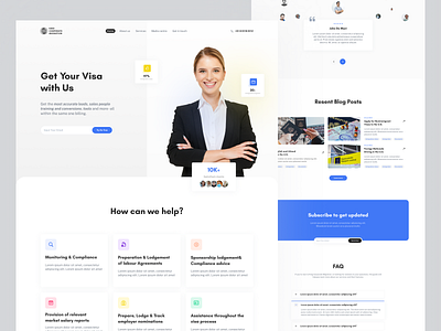 Immigration agency Website Design 2022 advocate consultant creative creative design dribble shot immigration agency immigration site law firm legal office tendency ui uiux ukraine ux web design websitedesign