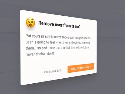A little modal fun. app design interface modal ui web